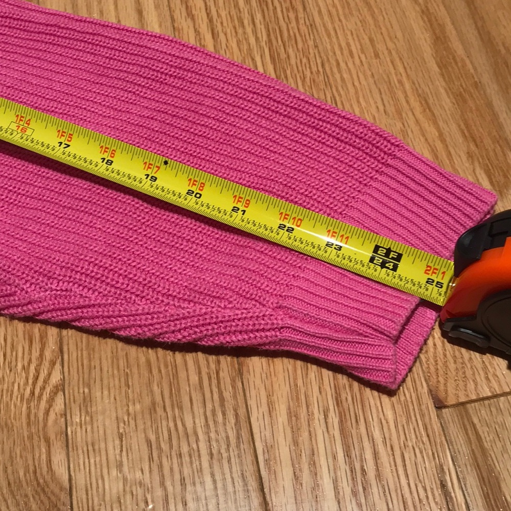 Karen Scott 100% cotton pink knit sweater size XL - Picture 5 of 5